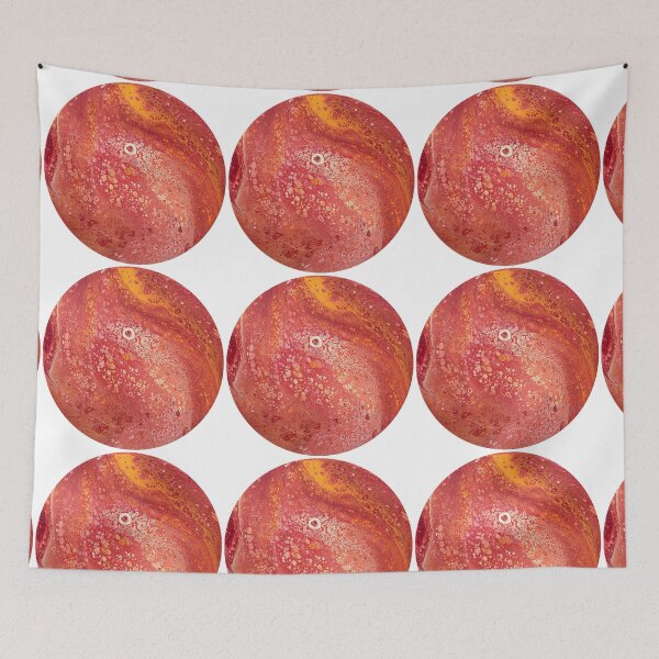 Item preview, Round red flow  designed and sold by Rebecca-Art.