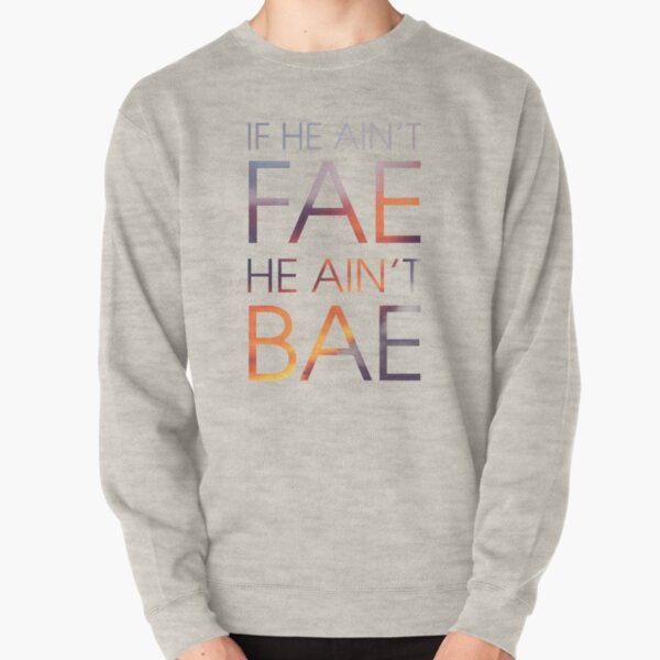 Fae Bae Fantasy Book Nerd Pullover Sweatshirt