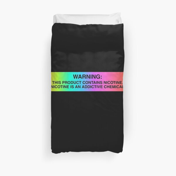 Warning! Duvet Cover