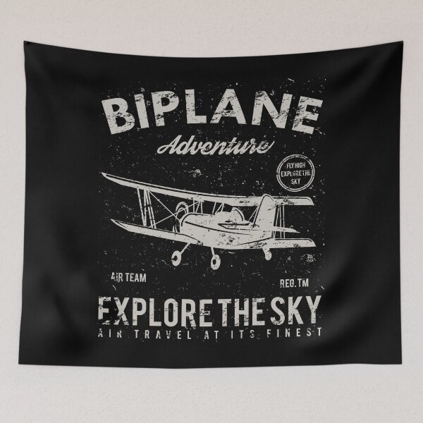 Item preview, Biplane Retro Vintage Distressed Design designed and sold by JakeRhodes.