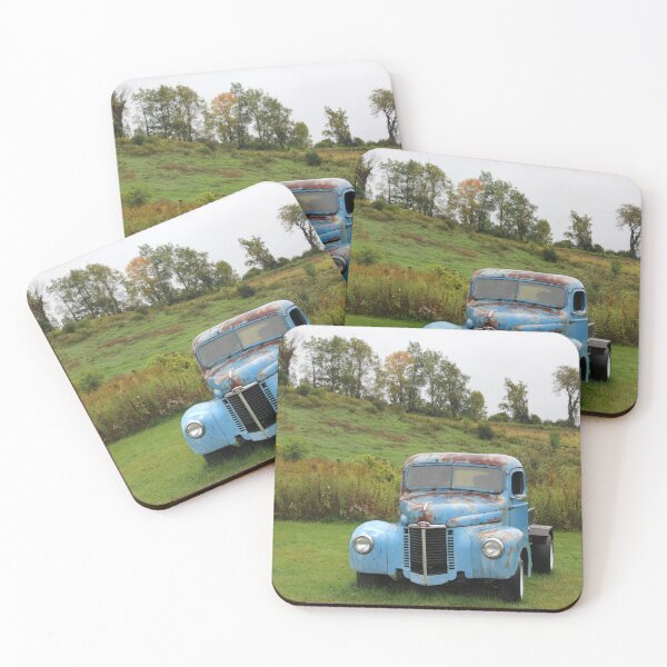 Item preview, Old Blue Truck designed and sold by Autumn Seas Photography.