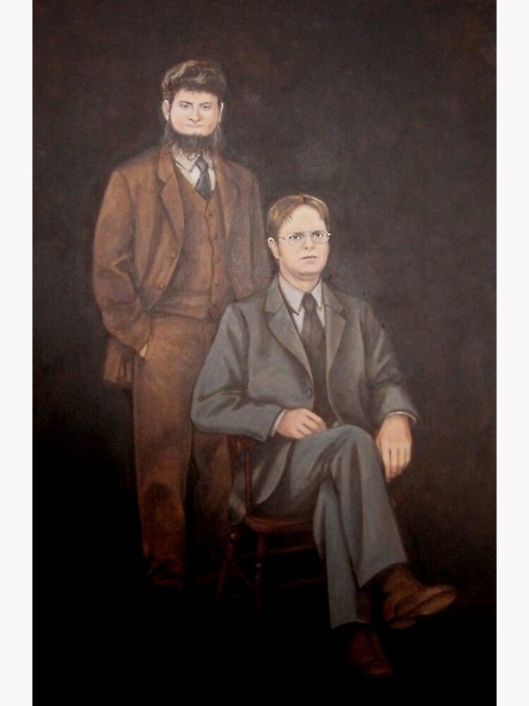 Dwight And Mose Painting by historicalstuff