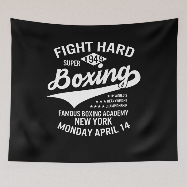 Item preview, Boxing Fight Hard Retro Vintage Distressed Design designed and sold by JakeRhodes.