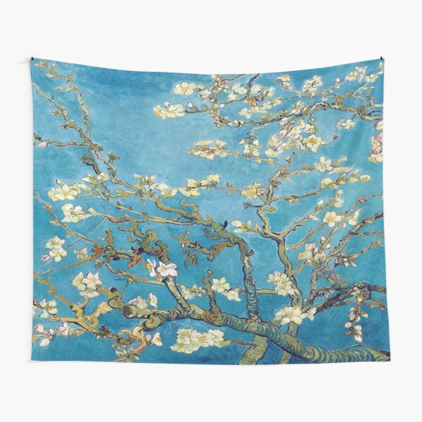 Vincent Van Gogh Almond Blossoms Painting Tapestry