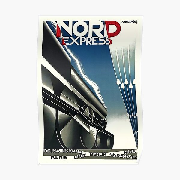 Nord Express Super Train nach Berlin Poster