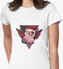 When pigs fly! Women's Fitted T-Shirt