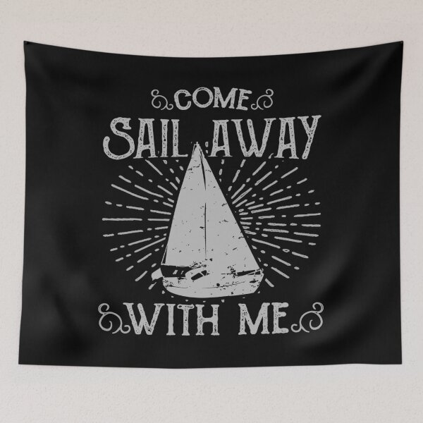 Item preview, Sailboat Retro Vintage Distressed Design designed and sold by JakeRhodes.