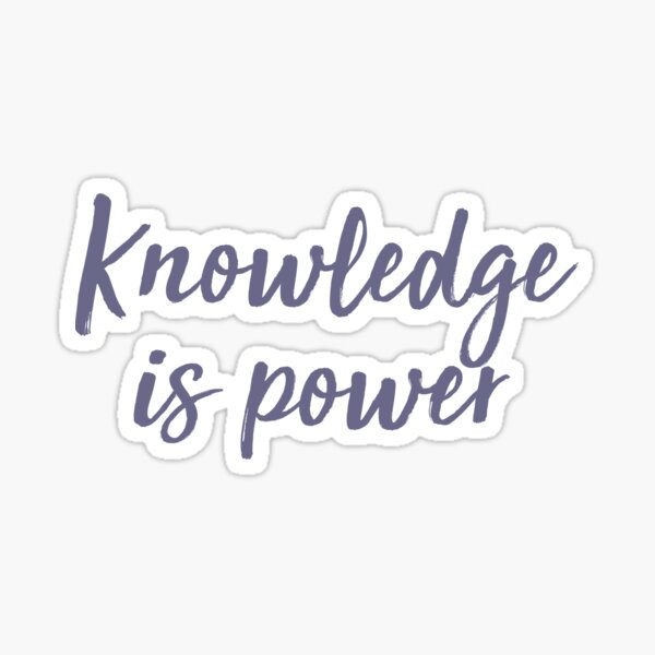 Item preview, Knowledge is Power designed and sold by kendylrickard.