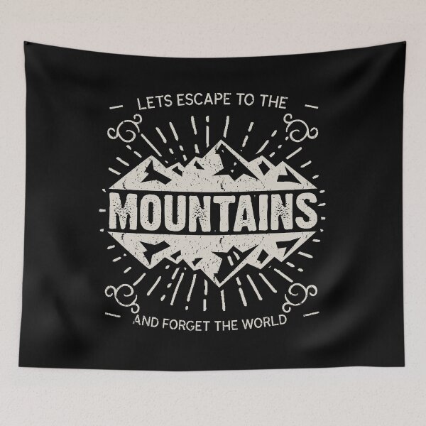 Item preview, Mountain Escape Retro Vintage Distressed Design designed and sold by JakeRhodes.