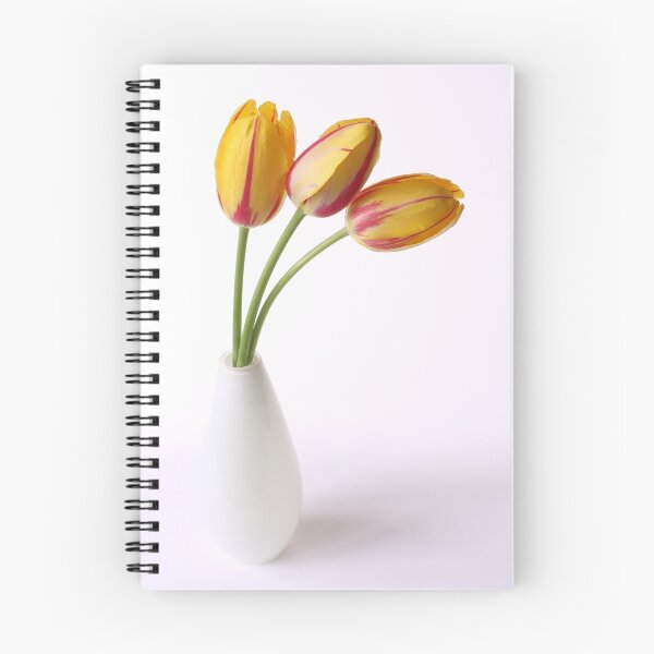 Item preview, three tulips in white vase designed and sold by OldaSimek.