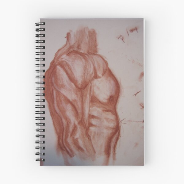 Item preview, Study of Side View of Muscular Torso designed and sold by MedoraSH.
