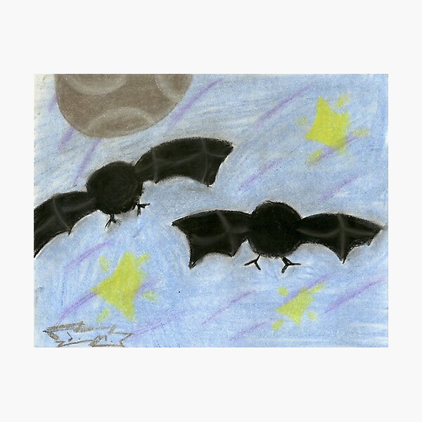 Fuzzy bats Photographic Print