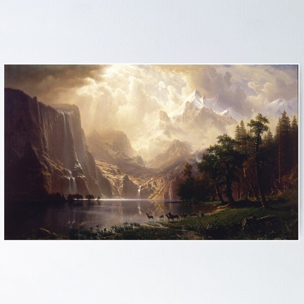 Item preview, Among the Sierra Nevada Mountains, California - Albert Bierstadt designed and sold by CJET.