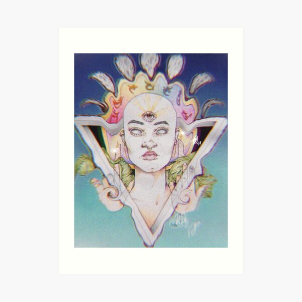 Gray Matter - cropped Art Print