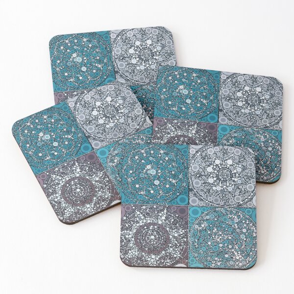 Item preview, Mandala Aqua Circles designed and sold by danitacreate.