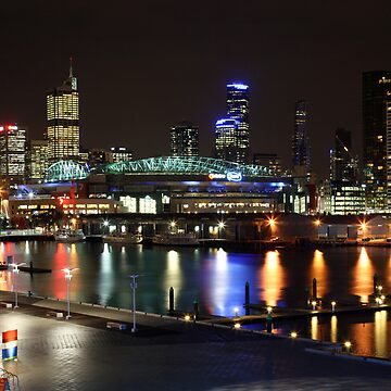 Artwork thumbnail, Docklands By Night, Melbourne, Australia by Chockstone