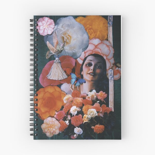 Item preview, Girl With Flowers, Pearls, And a Hummingbird designed and sold by Duckydaddles.