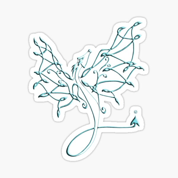 Celtic Dragon Sticker