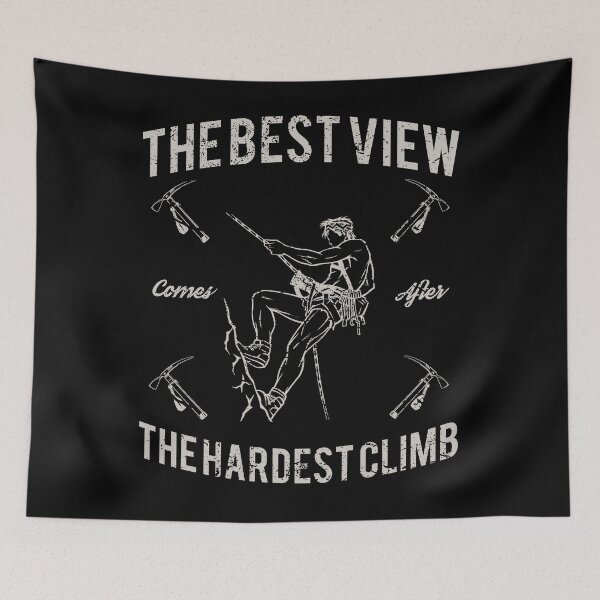 Item preview, Mountain Climbing Retro Vintage Distressed Design designed and sold by JakeRhodes.
