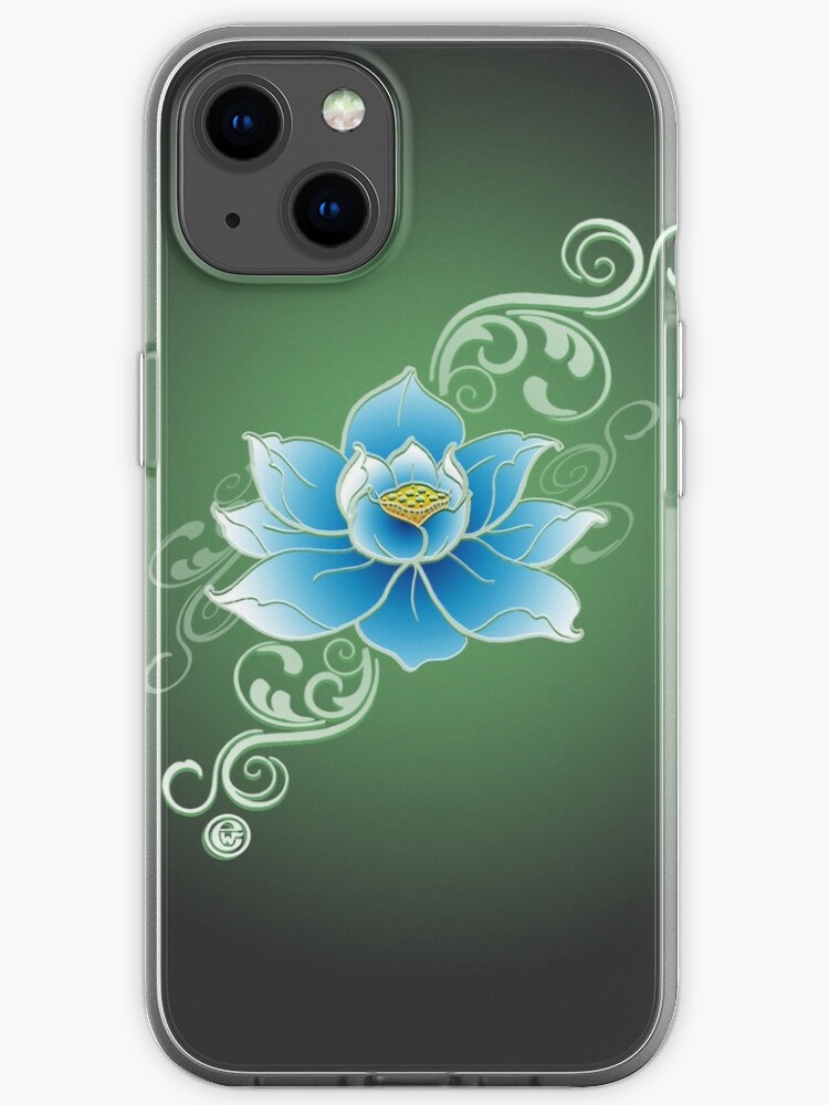 Blue Lotus Flower Iphone Case For Sale By Erikawasner Redbubble