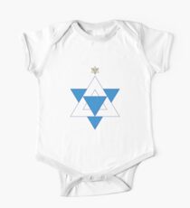 Star of David Christmas Tree One Piece - Short Sleeve