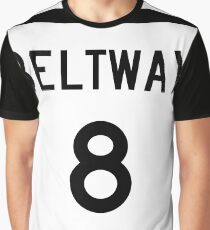 Texas Beltway 8 | Sam Houston Tollway | United States Highway Shield Sign Graphic T-Shirt
