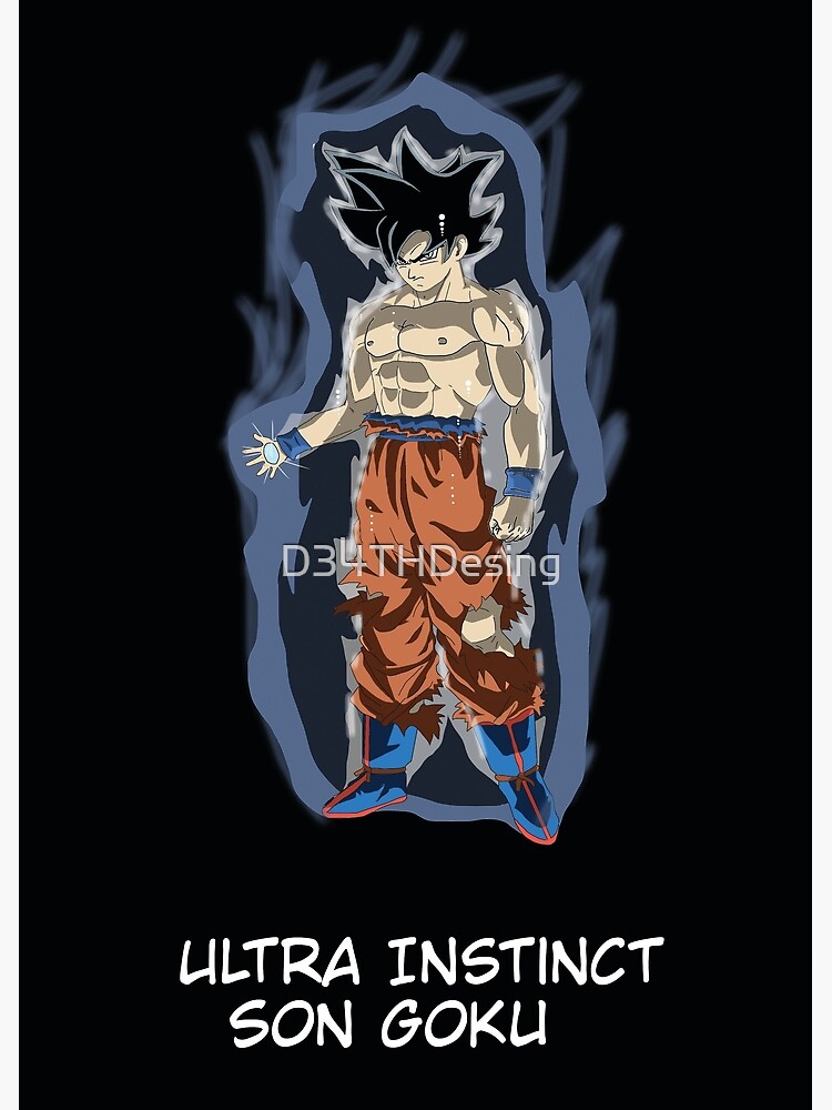 Ultra Instinct Goku Mastered Migatte No Gokui Poster For Sale By