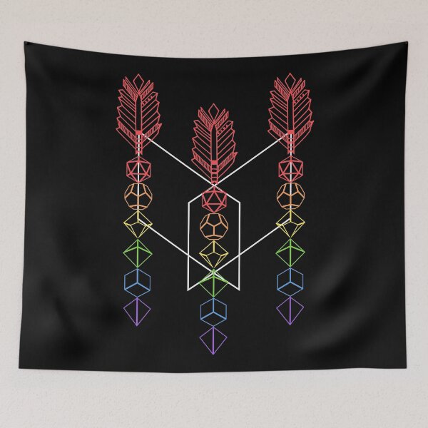 Item preview, Dungeon Armory's Triple Dice Set Arrows Tabletop RPG Addict designed and sold by pixeptional.