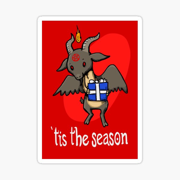 Baphomet Cheer Sticker