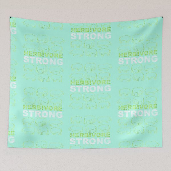 Item preview, Herbivore Strong - Vegan Together designed and sold by Autumn-Ichiaki.