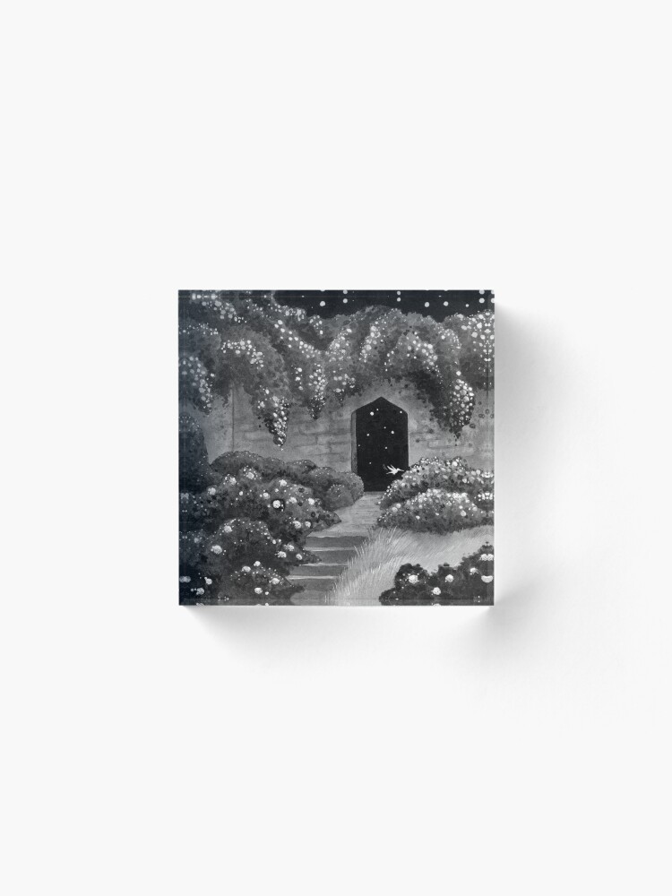 Alternate view of Midnight Garden Acrylic Block