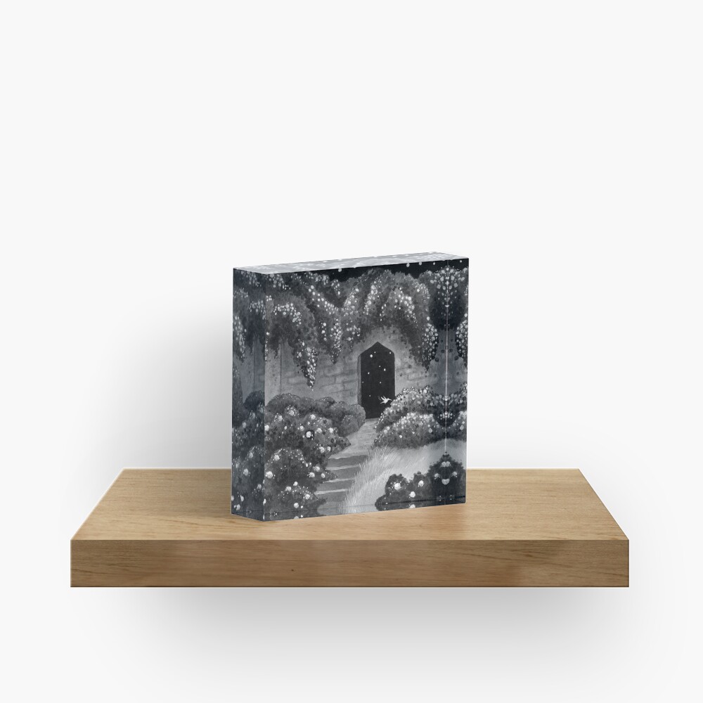 Midnight Garden Acrylic Block