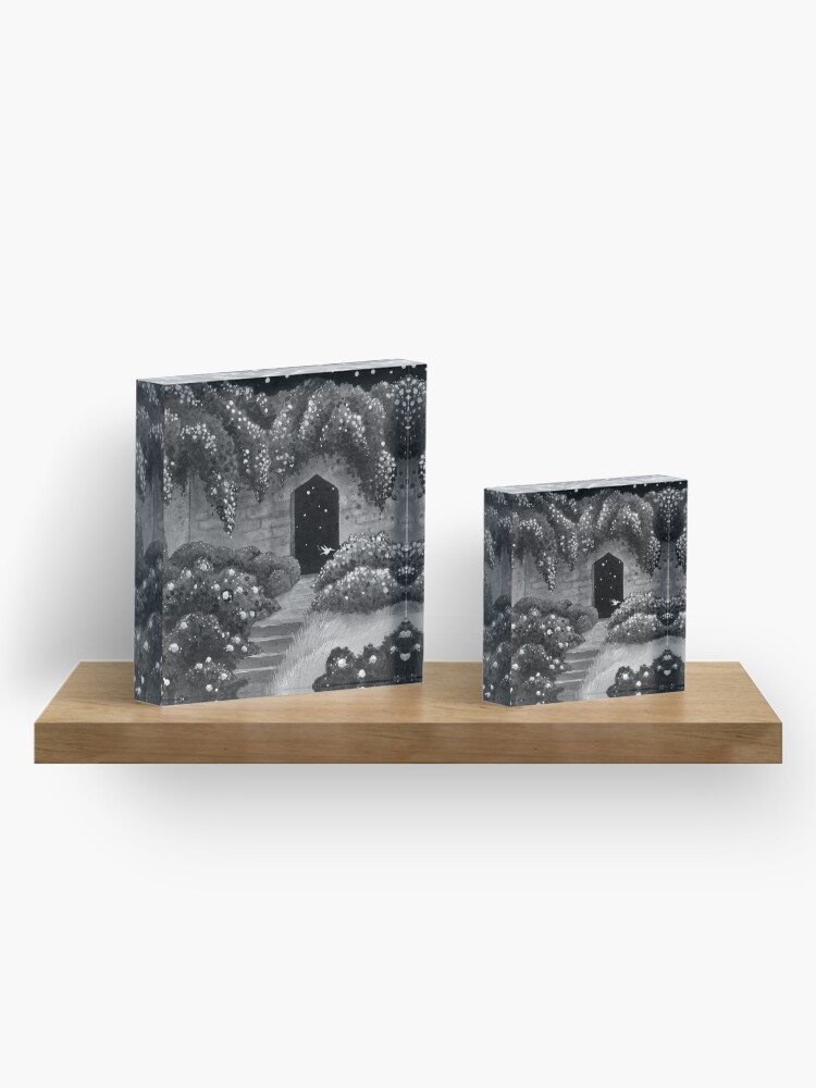 Alternate view of Midnight Garden Acrylic Block
