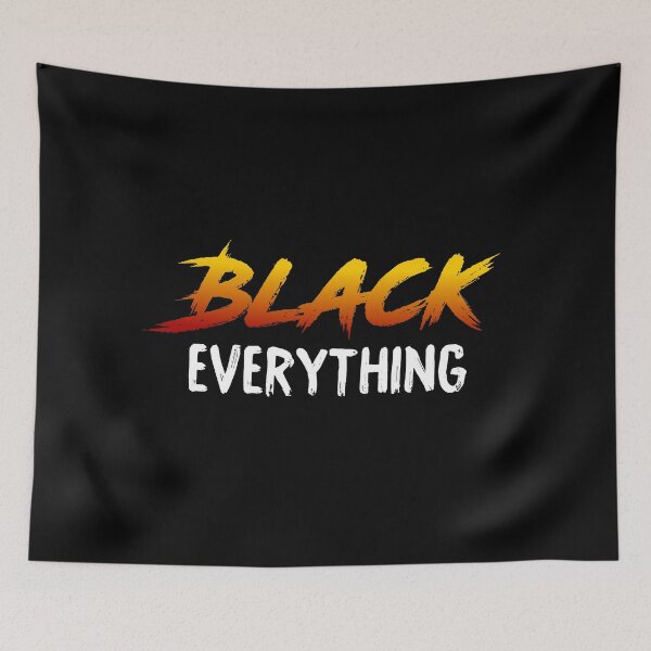Item preview, Black Everything - Black Background designed and sold by Christelle Anoumou.