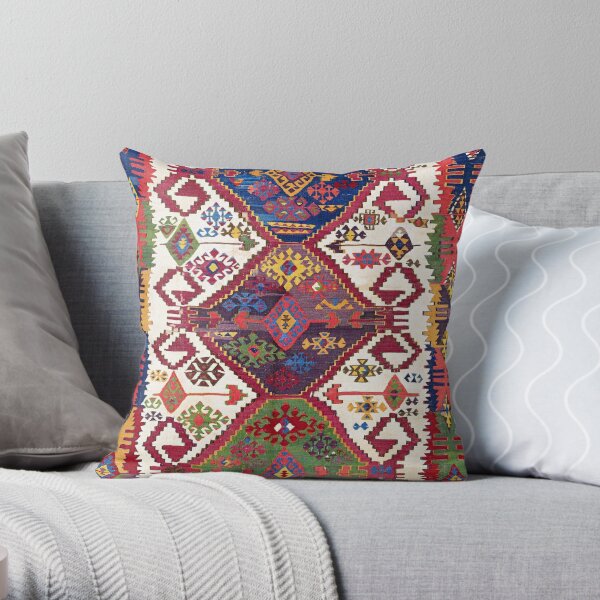 Oriental Boho pillow Kilim pillow cover Chair pillow Small O by Vintage  Pillows Store