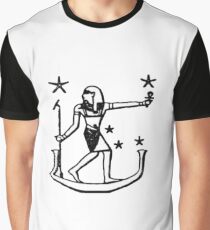 #osiris #orion #blackandwhite #standing #clipart #arm #illustration #symbol #sketch #vector #justice #cross #sword #chalkout #people #males #jointbodypart #thehumanbody #inarow #men #realpeople Graphic T-Shirt