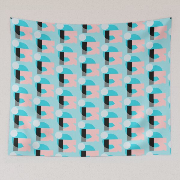 Item preview, Pink and blue designed and sold by PlanetLucky.