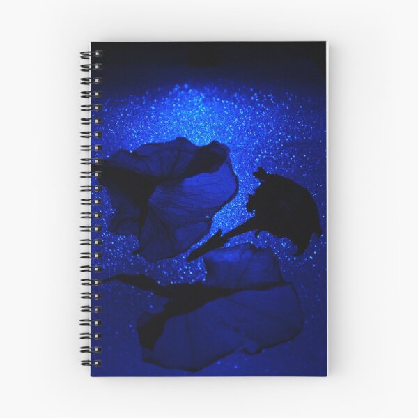 Item preview, Blue glowing petunas. designed and sold by Lozzar Flowers & Art.