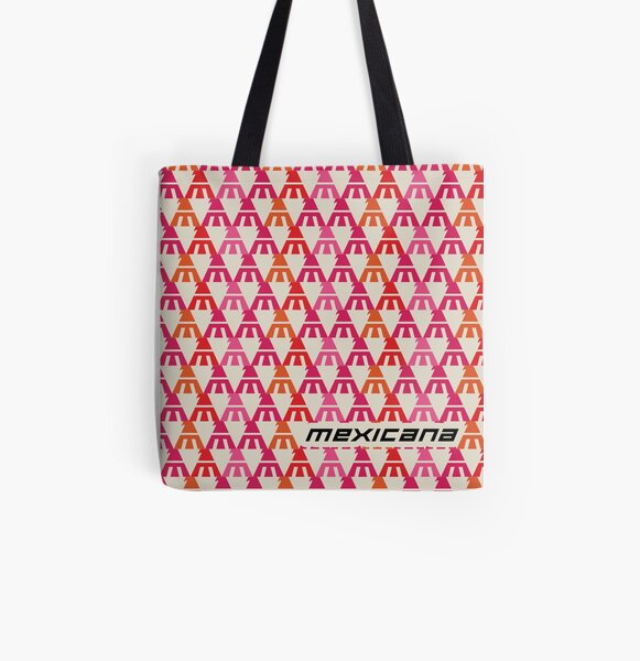 V&A White Houndstooth Pattern Cotton Tote Bag