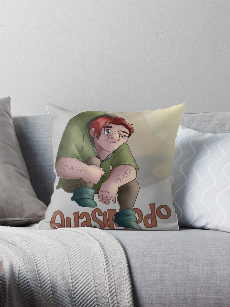 Hunchback of Notre Dame Quasimodo Pillow for Sale by amimercury Redbubble