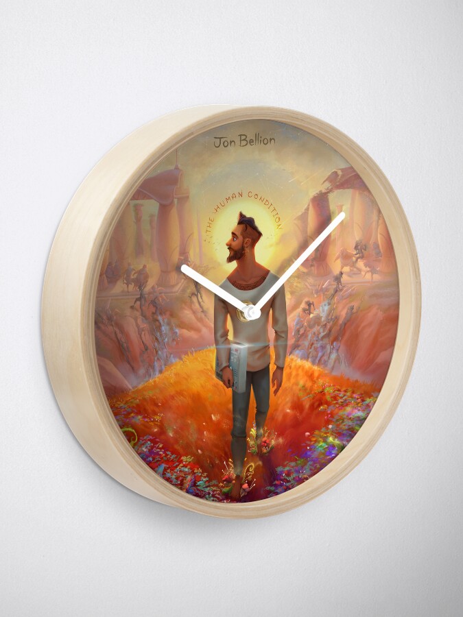 Alternate view of The Human Condition Jon Bellion Merch Clock