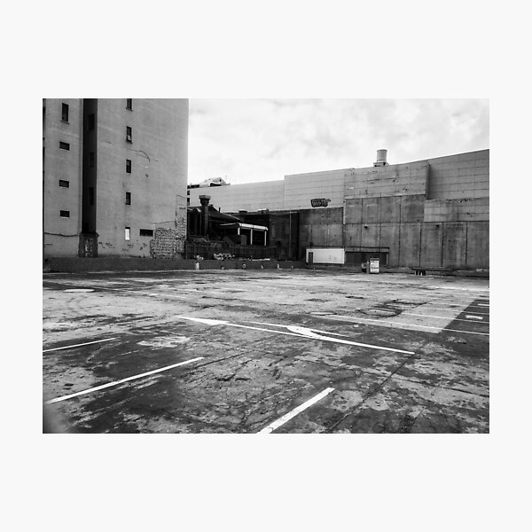 Urban Carpark Photographic Print