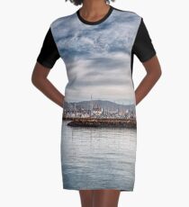 Seaview Marina Graphic T-Shirt Dress