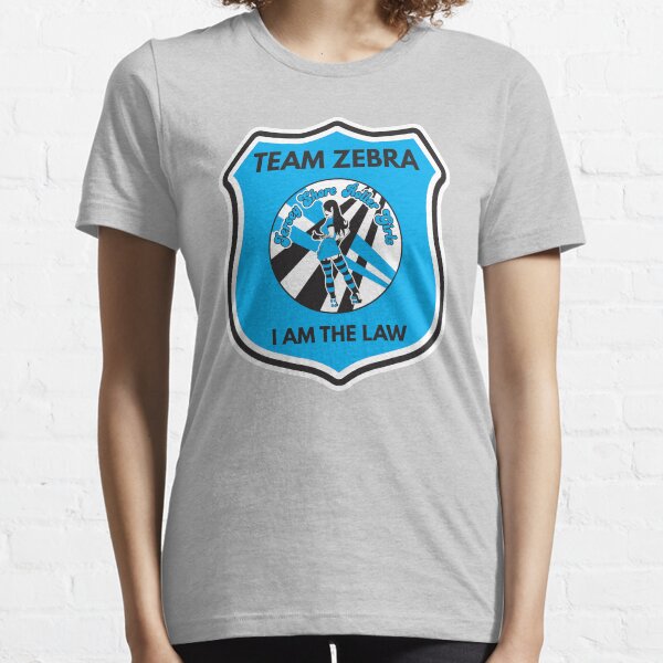 Jersey Shore Roller Girls - Team Zebra Badge Essential T-Shirt