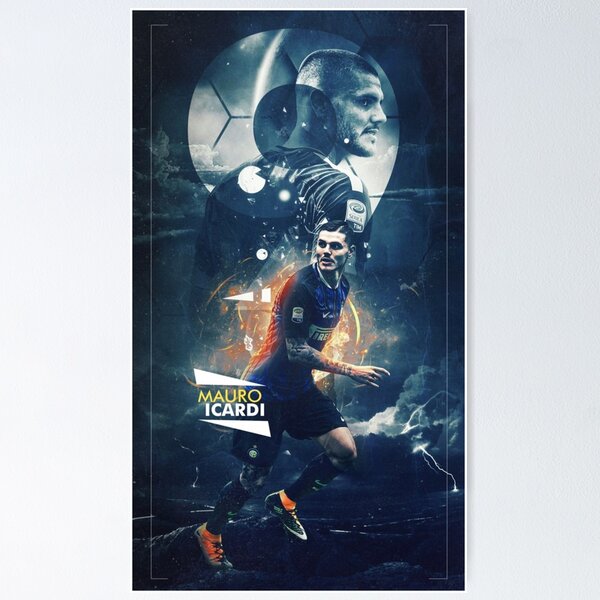  25 Artstreet Mauro Icardi Poster, Mauro Icardi, Fußballstar-Portrait, Galatasaray Poster, Fußball-Kunst, Sport-Wand-Dekor