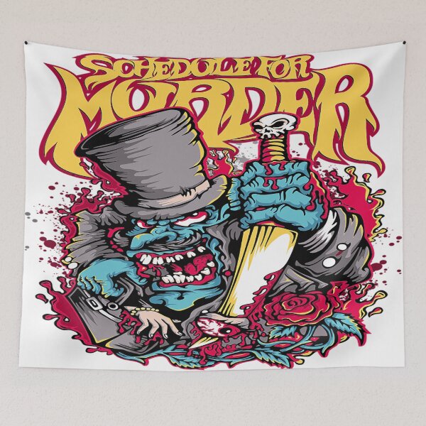 Item preview, Schedule For Murder The Ripper designed and sold by leen12 Art Designs Prints.