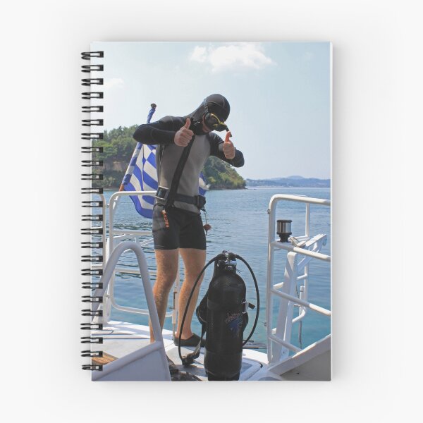 Item preview, Grecian Scuba Diver designed and sold by Joanna Beilby.