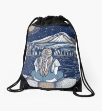 Midnight Wonderings, Mountain Soul Drawstring Bag