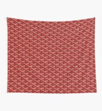 Tela decorativa Goyard rojo