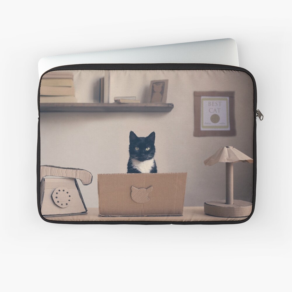Eco Friendly Corporate Cat Laptop Sleeve
